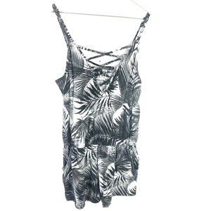 Material Girl Active Juniors Criss-Cross Front Romper Size XL